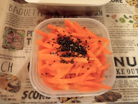 人参の甘辛金平